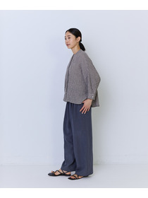 【ADIEU TRISTESSE】コットンリネンワイドシルエットブラウス 詳細画像 ブルー系その他 8