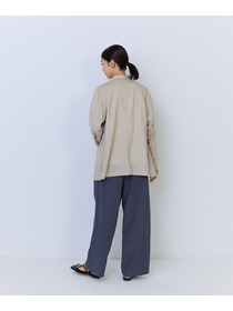 【ADIEU TRISTESSE】コットンリネンショールカラージャケット 詳細画像 ネイビー 9