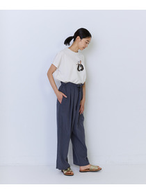 【ADIEU TRISTESSE】ポプリンストレートパンツ 詳細画像 チャコールグレー 14