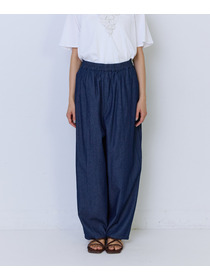 【ADIEU TRISTESSE】4.8ozデニムバレルレッグパンツ 詳細画像 インディゴブルー 10