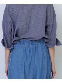 【ADIEU TRISTESSE】4.8ozデニムバレルレッグパンツ 詳細画像 インディゴブルー 14