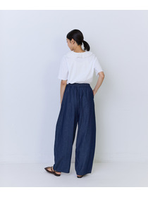 【ADIEU TRISTESSE】4.8ozデニムバレルレッグパンツ 詳細画像 インディゴブルー 9