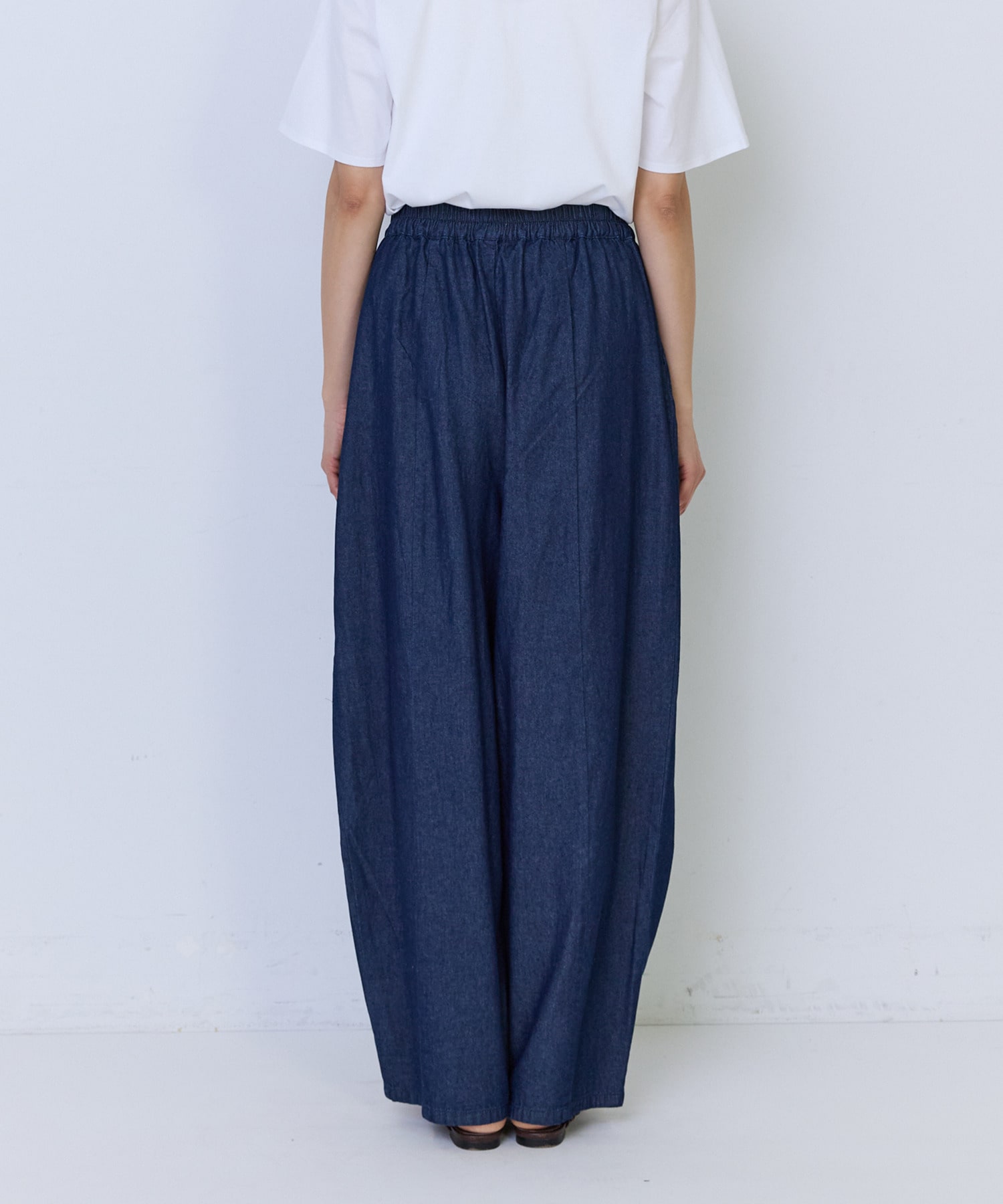 【ADIEU TRISTESSE】4.8ozデニムバレルレッグパンツ 詳細画像 インディゴブルー 12