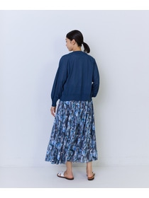 【ADIEU TRISTESSE】ペーパーポリエステルニットブルゾン 詳細画像 ネイビー 15
