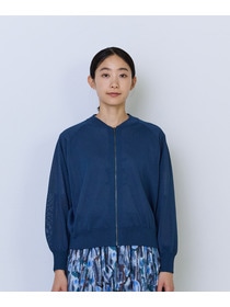 【ADIEU TRISTESSE】ペーパーポリエステルニットブルゾン 詳細画像 ネイビー 16