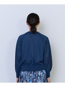 【ADIEU TRISTESSE】ペーパーポリエステルニットブルゾン 詳細画像 ネイビー 18