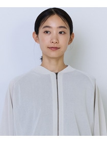 【ADIEU TRISTESSE】ペーパーポリエステルニットブルゾン 詳細画像 ネイビー 19