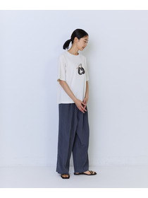 【ADIEU TRISTESSE】杉本さなえさん コラボTシャツ 詳細画像 グレー 2
