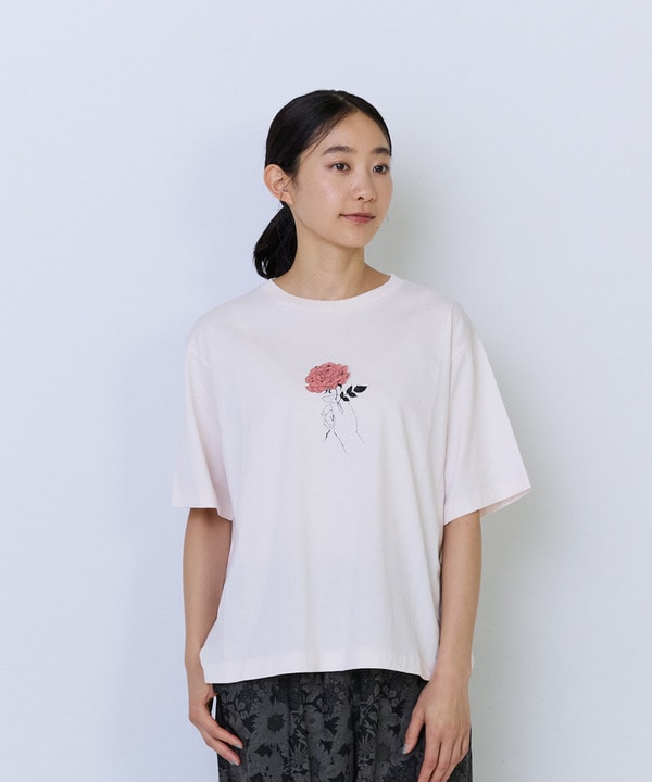 杉本さなえさん コラボTシャツ 詳細画像 ピンク 1