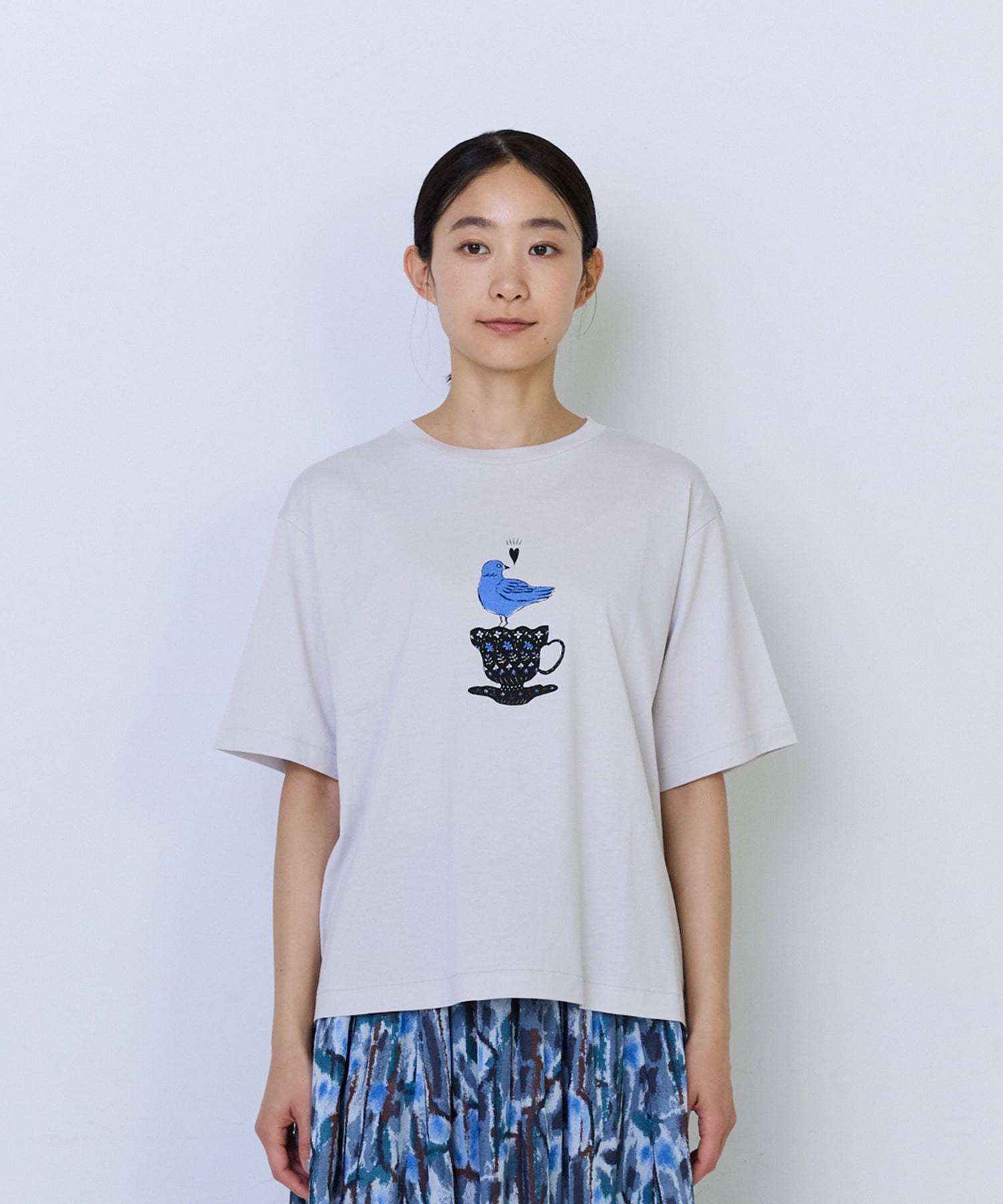 【ADIEU TRISTESSE】杉本さなえさん コラボTシャツ 詳細画像 グレー 16