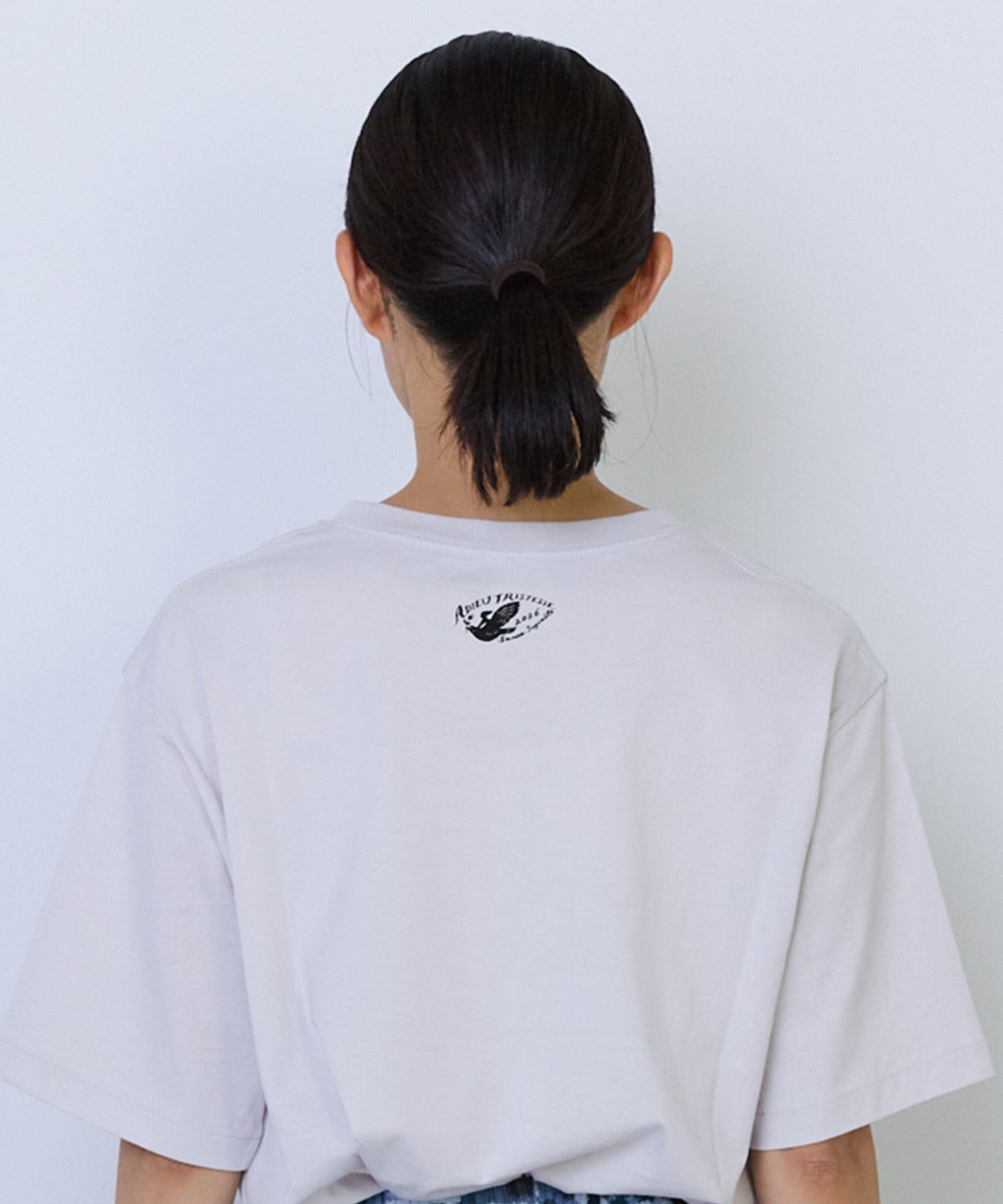 【ADIEU TRISTESSE】杉本さなえさん コラボTシャツ 詳細画像 グレー 20
