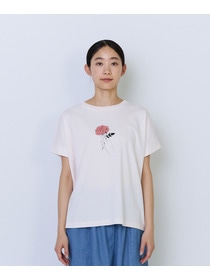 【ADIEU TRISTESSE】杉本さなえさん コラボフレンチスリーブTシャツ 詳細画像 グレー 10