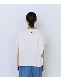 【ADIEU TRISTESSE】杉本さなえさん コラボフレンチスリーブTシャツ 詳細画像 グレー 12