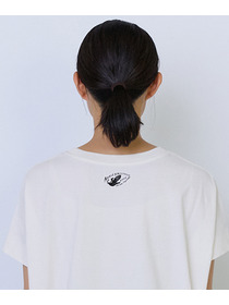 【ADIEU TRISTESSE】杉本さなえさん コラボフレンチスリーブTシャツ 詳細画像 グレー 20