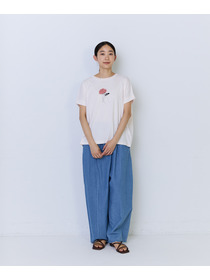【ADIEU TRISTESSE】杉本さなえさん コラボフレンチスリーブTシャツ 詳細画像 グレー 7
