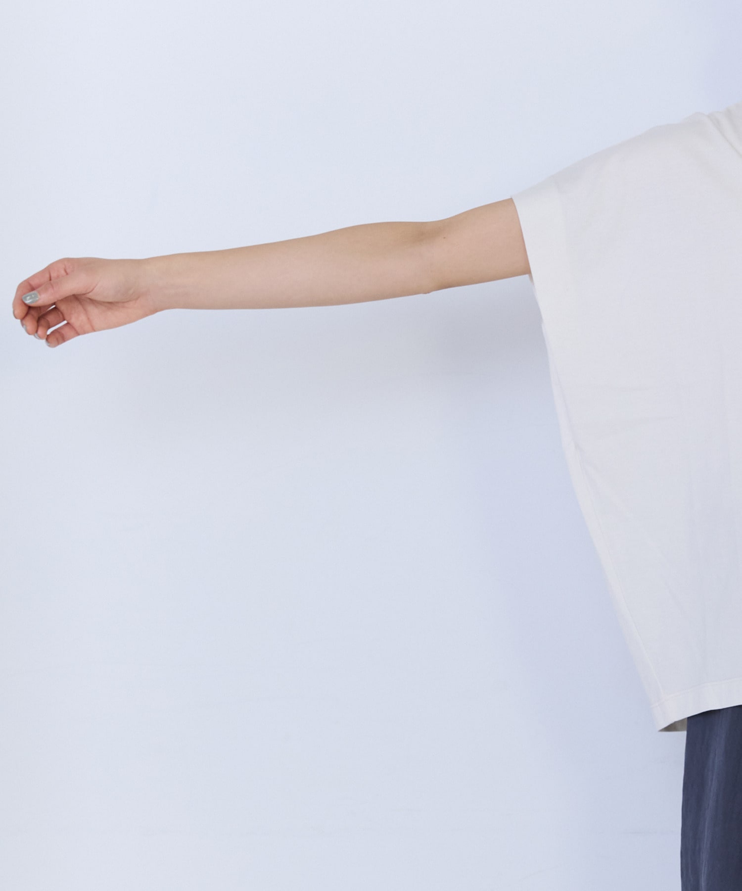 【ADIEU TRISTESSE】杉本さなえさん コラボフレンチスリーブTシャツ 詳細画像 グレー 22