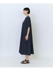 【LOISIR】コットンブロードAラインワンピース 詳細画像 チャコールグレー 11