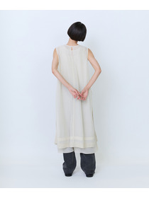 【LOISIR】【2WAY】インドコットンチュール刺繍ワンピース 詳細画像 ベージュ 4