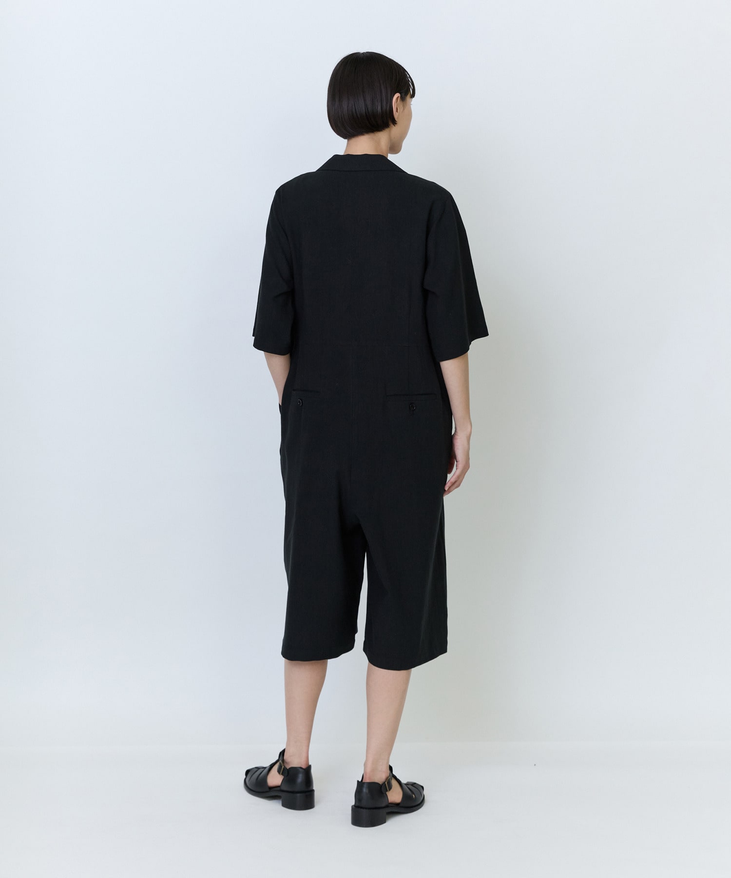 【LOISIR】テンセルコットンリネンオールインワン 詳細画像 ベージュ 6