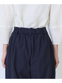 【LOISIR】コットンツイルテーパードパンツ 詳細画像 ネイビー 16