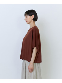 【LOISIR】リヨセル天竺ドルマンスリーブTシャツ 詳細画像 ブラック 14