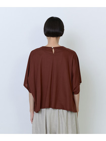 【LOISIR】リヨセル天竺ドルマンスリーブTシャツ 詳細画像 ブラック 15