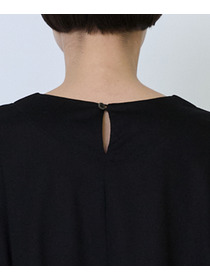 【LOISIR】リヨセル天竺ドルマンスリーブTシャツ 詳細画像 ブラック 22
