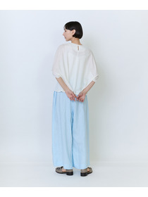 【LOISIR】リヨセル天竺ドルマンスリーブTシャツ 詳細画像 ブラック 3