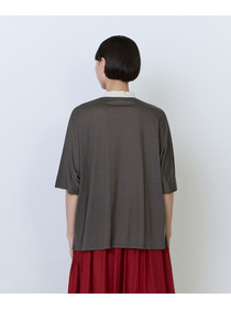 【LOISIR】リヨセル天竺カーディガンTシャツ 詳細画像 ブラック 13