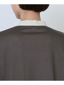 【LOISIR】リヨセル天竺カーディガンTシャツ 詳細画像 ブラック 15