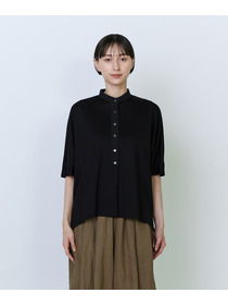 【LOISIR】リヨセル天竺カーディガンTシャツ 詳細画像 ブラック 8
