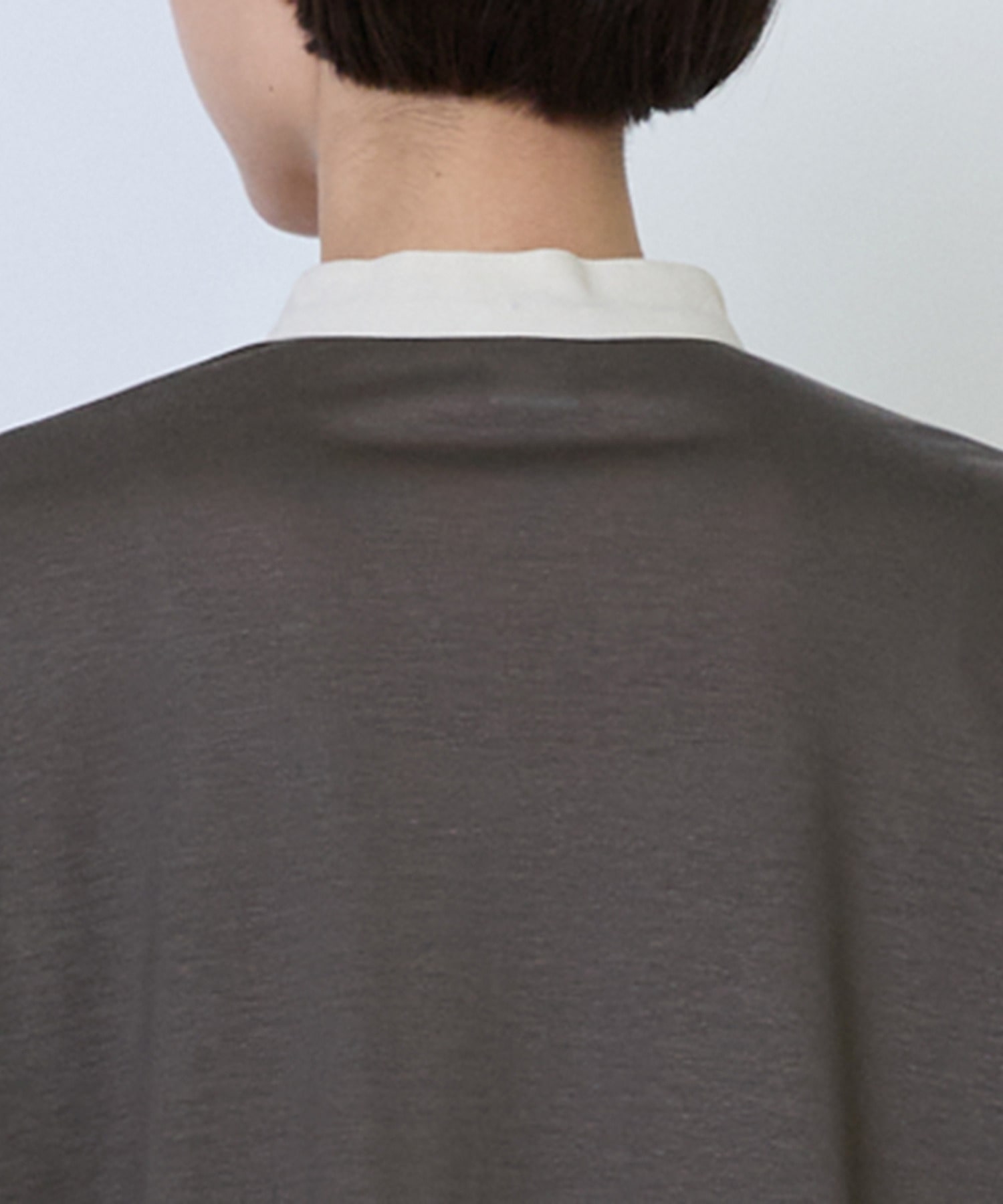 【LOISIR】リヨセル天竺カーディガンTシャツ 詳細画像 ブラック 15