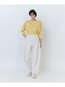 【LOISIR】綿ナイロンポンチバルーンパンツ 詳細画像 ネイビー 1