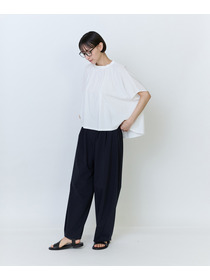【LOISIR】綿ナイロンポンチバルーンパンツ 詳細画像 ネイビー 5