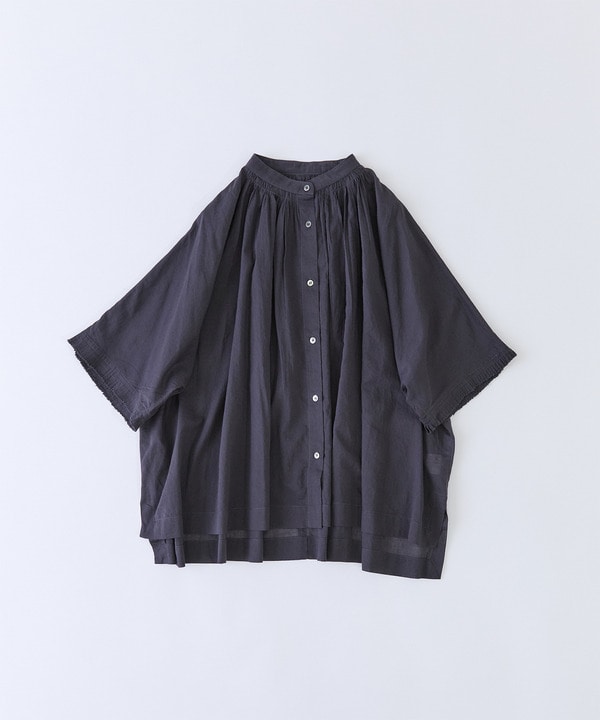 【congés payés】【FAVE】インドコットンタックスリーブブラウス