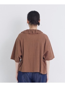 【congés payés】ランダムフリルブラウス 詳細画像 グレー系その他 7