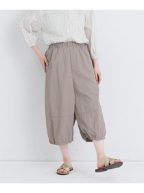 【congés payés】【FAVE】ナイロンワイドサルエルパンツ 詳細画像 ブラック 11