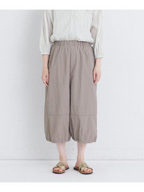 【congés payés】【FAVE】ナイロンワイドサルエルパンツ 詳細画像 ブラック 12