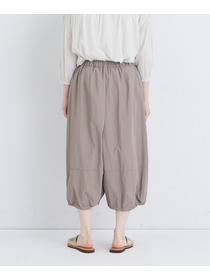 【congés payés】【FAVE】ナイロンワイドサルエルパンツ 詳細画像 ブラック 14