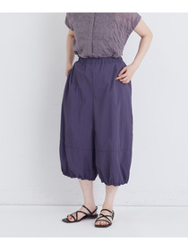 【congés payés】【FAVE】ナイロンワイドサルエルパンツ 詳細画像 ブラック 18
