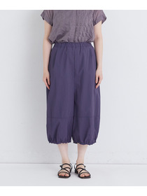 【congés payés】【FAVE】ナイロンワイドサルエルパンツ 詳細画像 ブラック 19