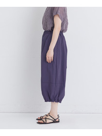 【congés payés】【FAVE】ナイロンワイドサルエルパンツ 詳細画像 ブラック 20