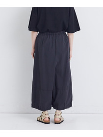 【congés payés】【FAVE】ナイロンワイドサルエルパンツ 詳細画像 ブラック 28