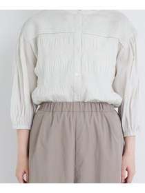 【congés payés】【FAVE】ナイロンワイドサルエルパンツ 詳細画像 ブラック 29