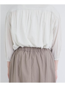 【congés payés】【FAVE】ナイロンワイドサルエルパンツ 詳細画像 ブラック 30