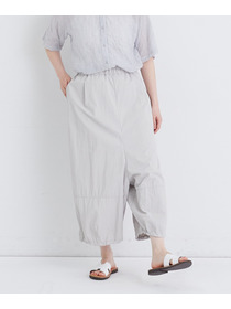 【congés payés】【FAVE】ナイロンワイドサルエルパンツ 詳細画像 ブラック 4