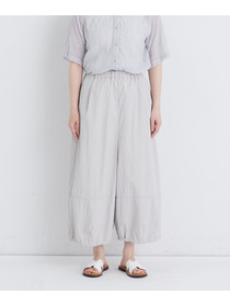【congés payés】【FAVE】ナイロンワイドサルエルパンツ 詳細画像 ブラック 5