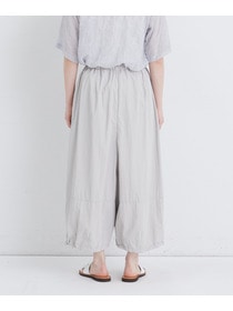 【congés payés】【FAVE】ナイロンワイドサルエルパンツ 詳細画像 ブラック 7