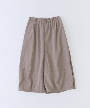 【congés payés】【FAVE】ナイロンワイドサルエルパンツ 詳細画像 モカ 1