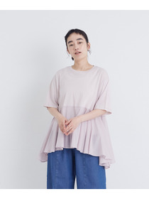 【congés payés】【FAVE】インドコットン&times;カットソーTシャツ 詳細画像 チャコールグレー 11